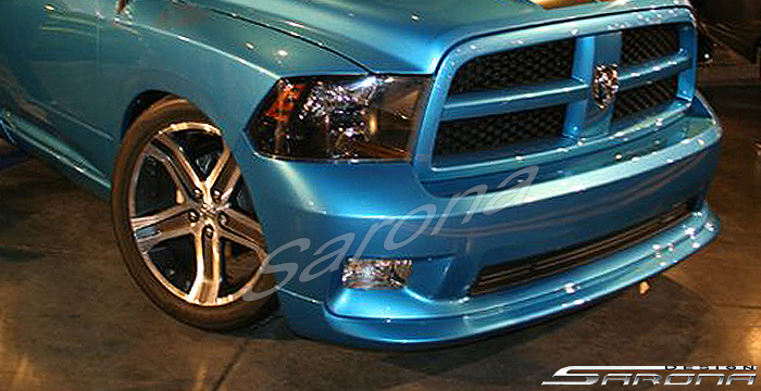 Custom Dodge Ram  Truck Front Lip/Splitter (2009 - 2012) - $299.00 (Part #DG-014-FA)